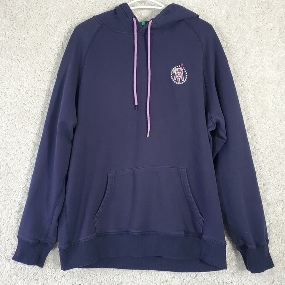 Barstool Sports Women Hoodie Size XL Pullover Blue Graphic Casual Lounge‎ Layer - Picture 1 of 11